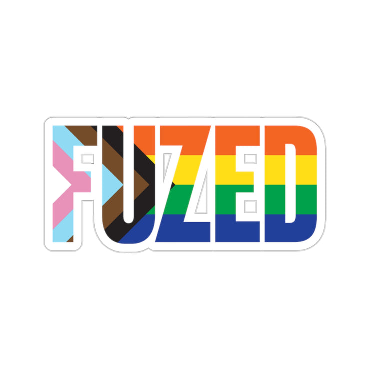 Fuzed Pride Kiss-Cut Sticker