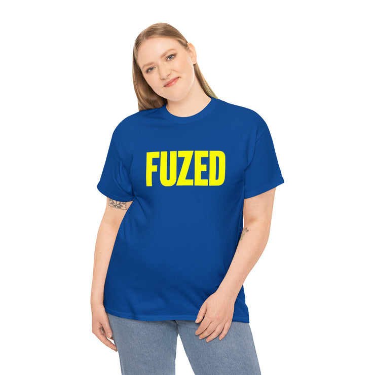 Fuzed Yellow Logo Unisex Heavy Cotton Tee