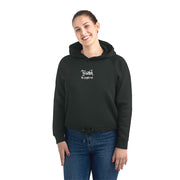 Fuzed Distortion Women's Bower Cropped Hoodie Sweatshirt